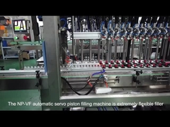 自動サーボモーター Plc コントロール 50ml-500ml プラスチック ペットボトル ハンド洗浄 填充機