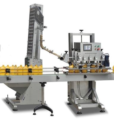 Npack ガラスボトルスクリューキャッパーのための自動スピードプラスチックボトルキャッパーマシン